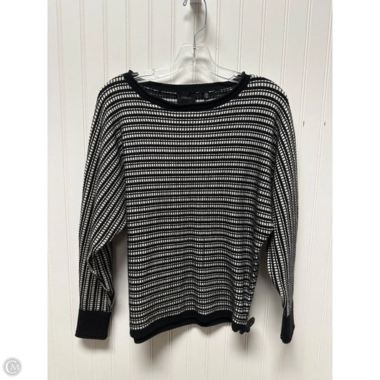 Sweater By Cyrus In Black & White, Size: Xs