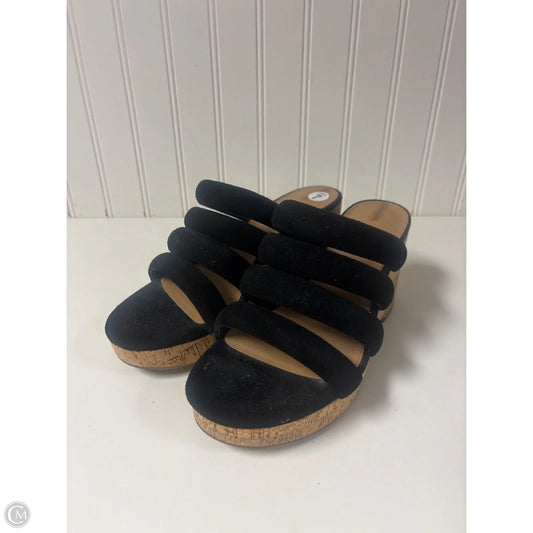 Sandals Heels Wedge By Sam Edelman In Black, Size: 7