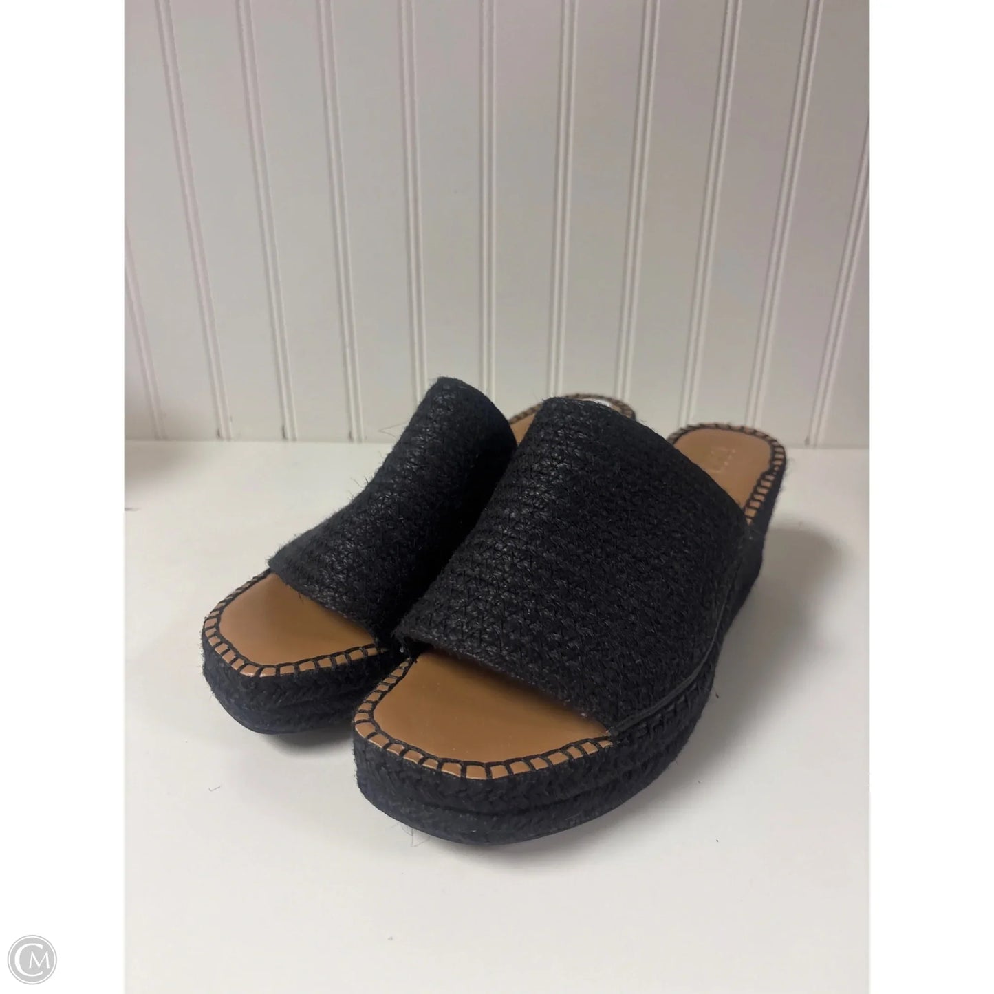 Sandals Heels Platform By Nordstrom In Black, Size: 9.5