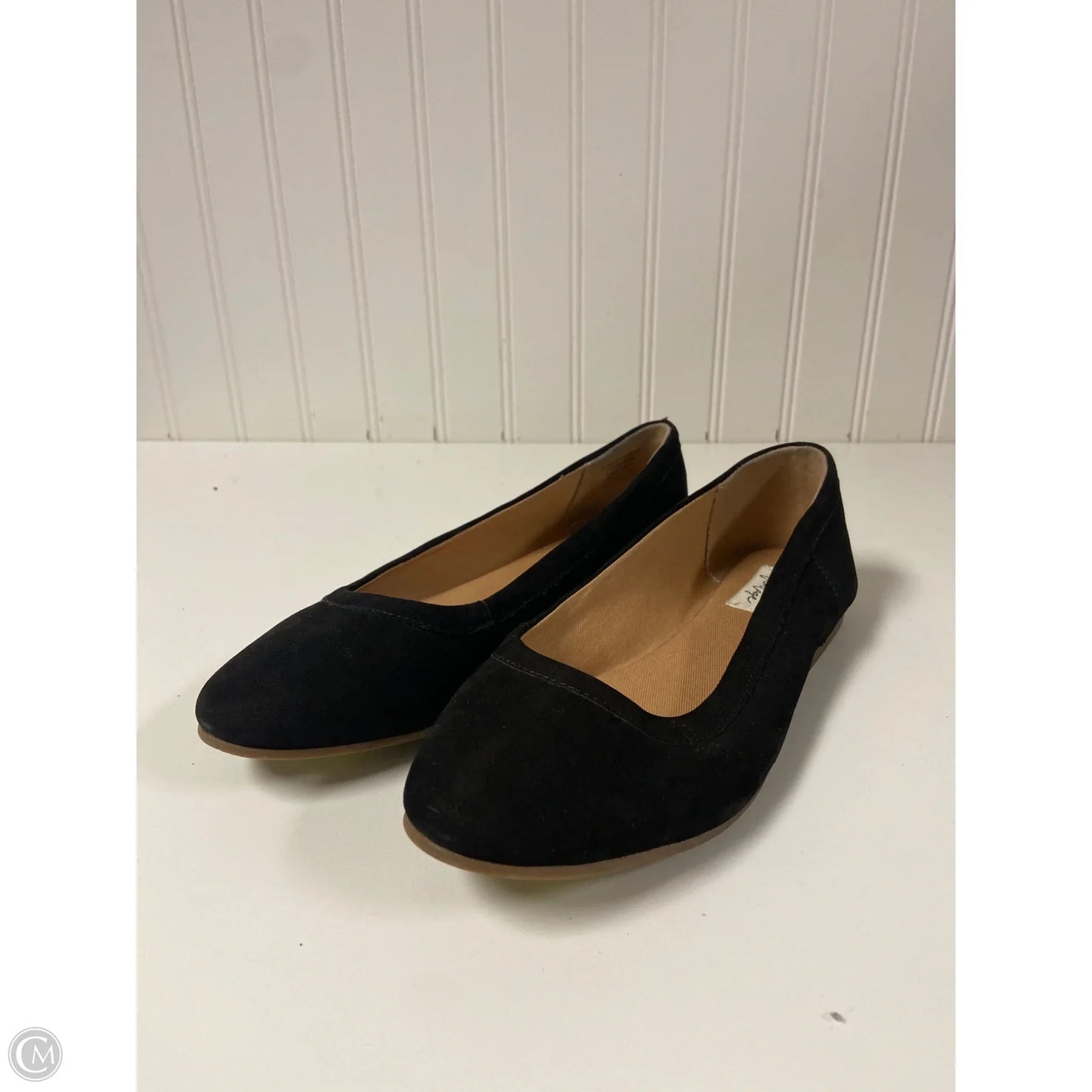 Shoes Flats By Crown Vintage In Black, Size: 6.5
