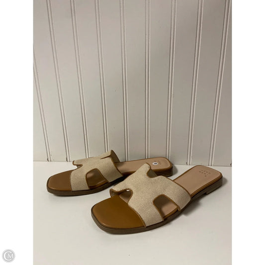 Sandals Flats By A New Day In Beige, Size: 9