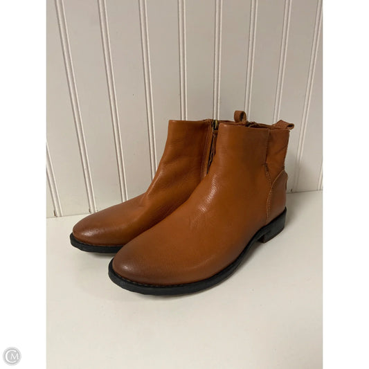 Boots Ankle Flats By Franco Sarto In Brown, Size: 7.5