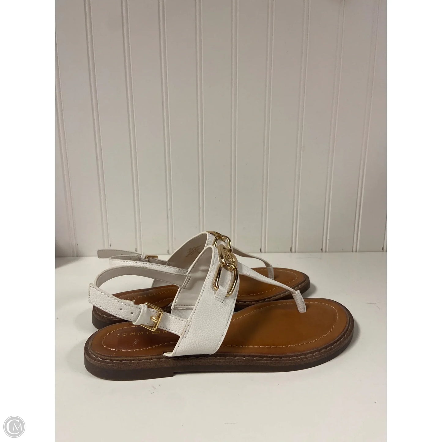 Sandals Flats By Tommy Hilfiger In White, Size: 6.5