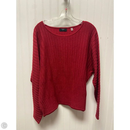 Sweater By Tahari In Red, Size: L