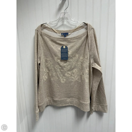 Sweater By Democracy In Beige, Size: L