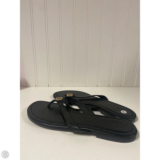 Sandals Designer By Tory Burch In Black, Size: 8