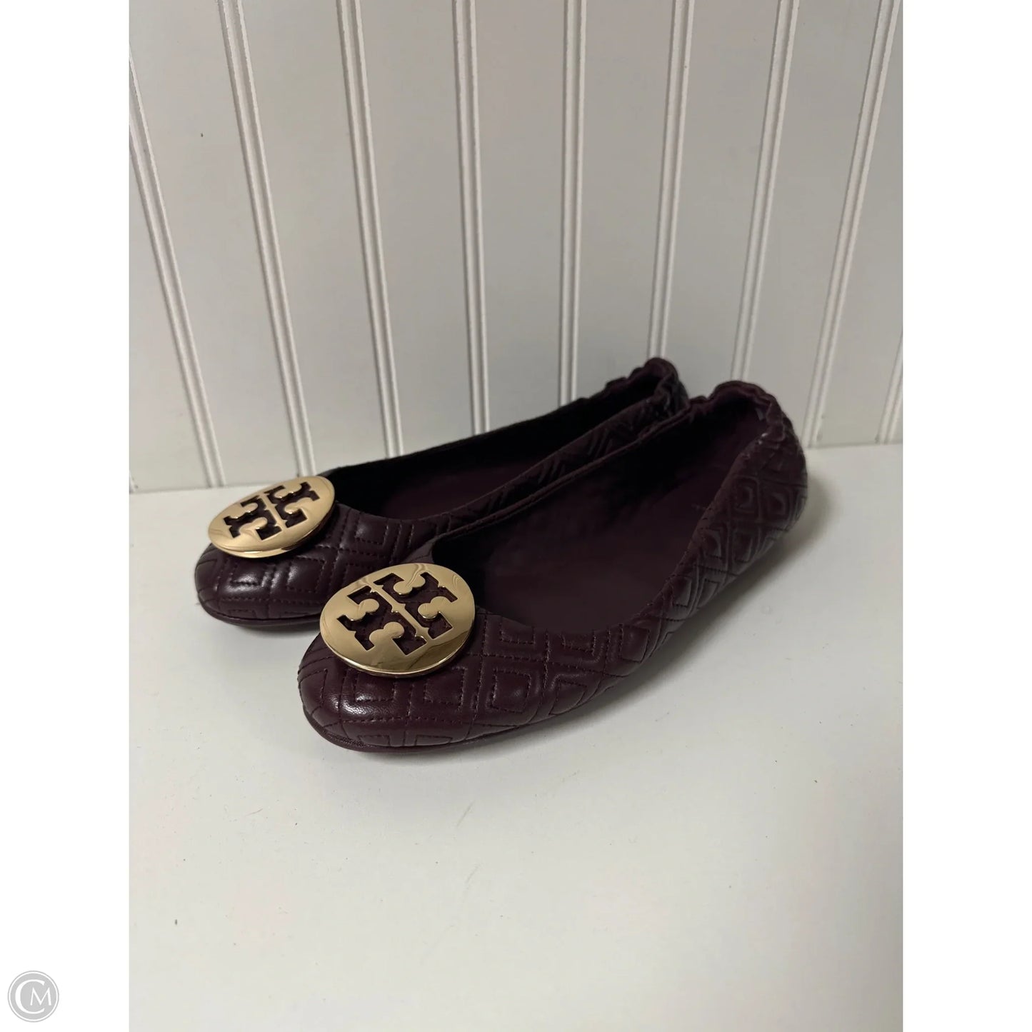Shoes Designer By Tory Burch In Maroon, Size: 9
