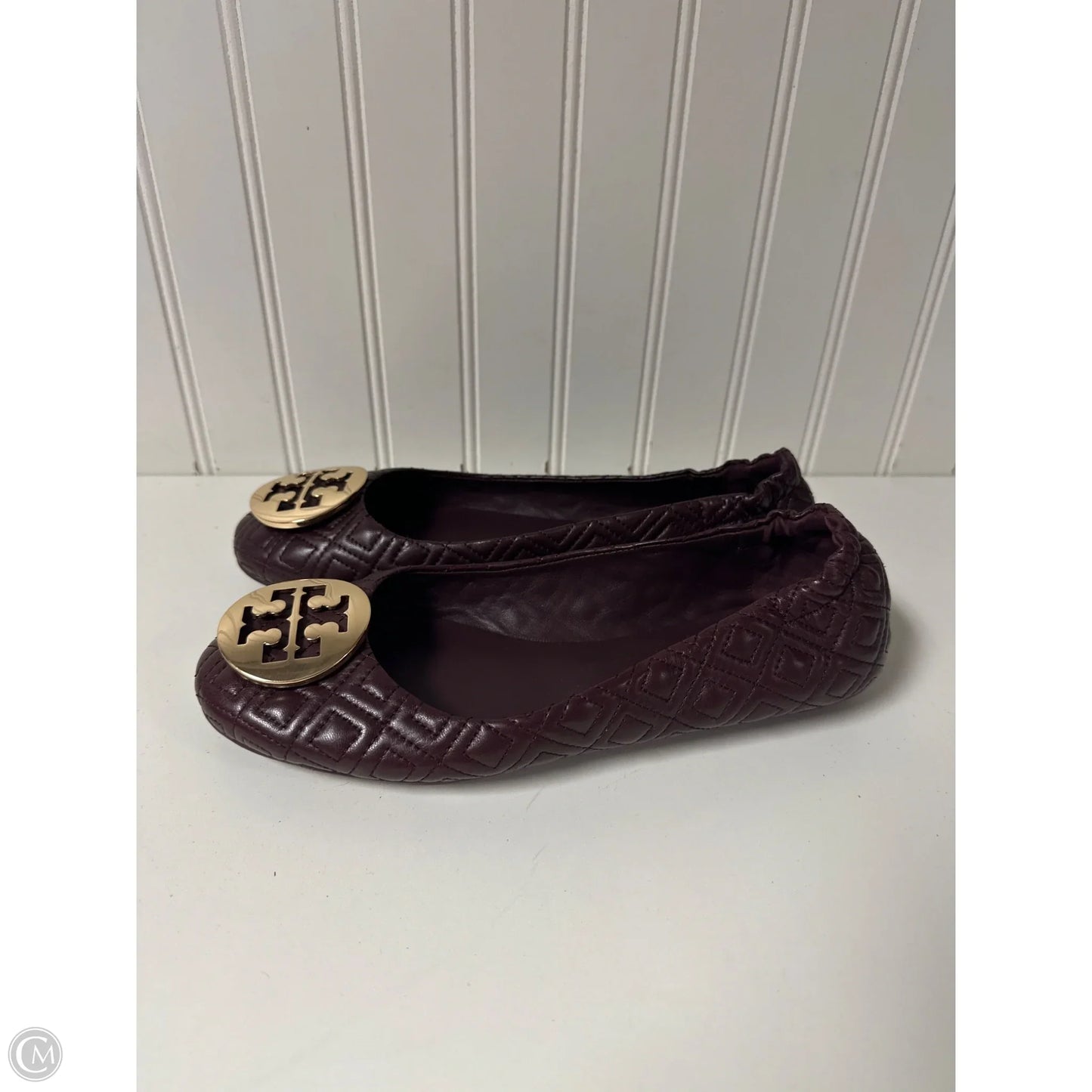 Shoes Designer By Tory Burch In Maroon, Size: 9