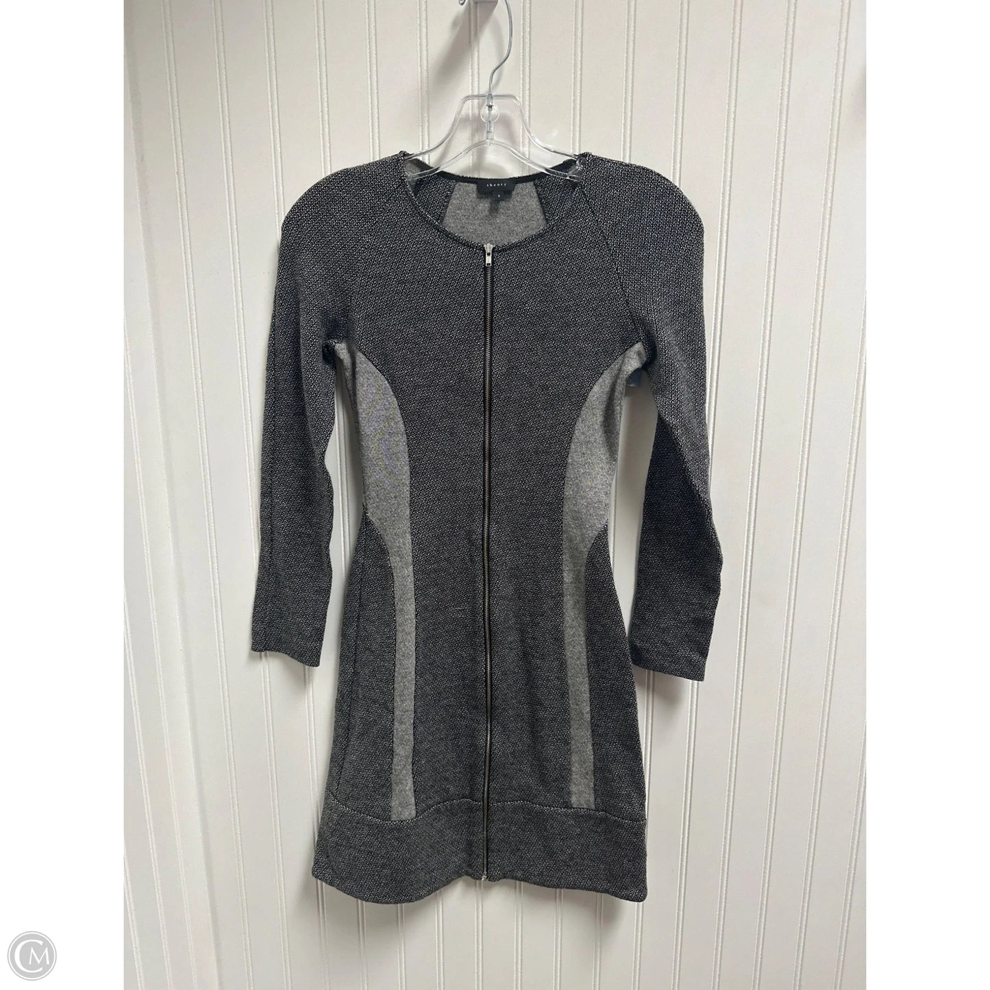 Dress Casual Short By Theory In Black & Grey, Size: Xs