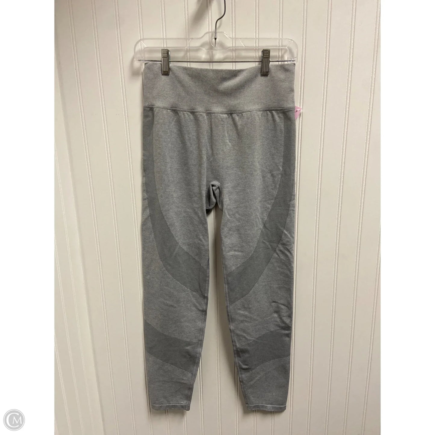 Athletic Leggings By Pink In Grey, Size: L