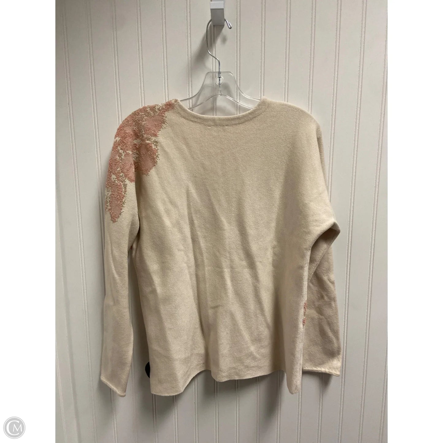 Sweater By Chicos In Pink, Size: M