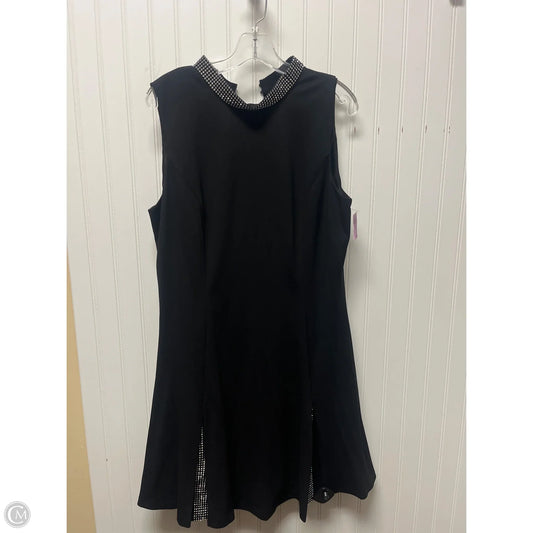 Dress Designer By Karl Lagerfeld In Black, Size: L