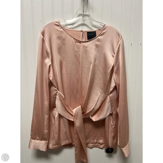 Top Long Sleeve By Alex Marie In Pink, Size: L