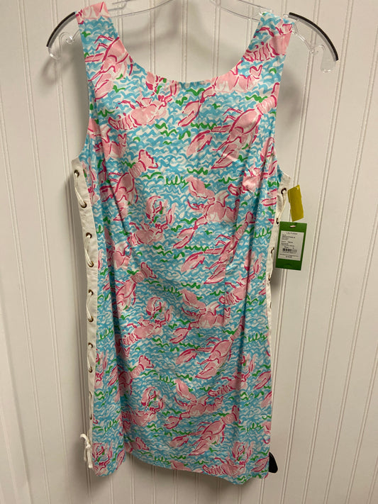 Dress Designer By Lilly Pulitzer In Blue & Pink, Size: S