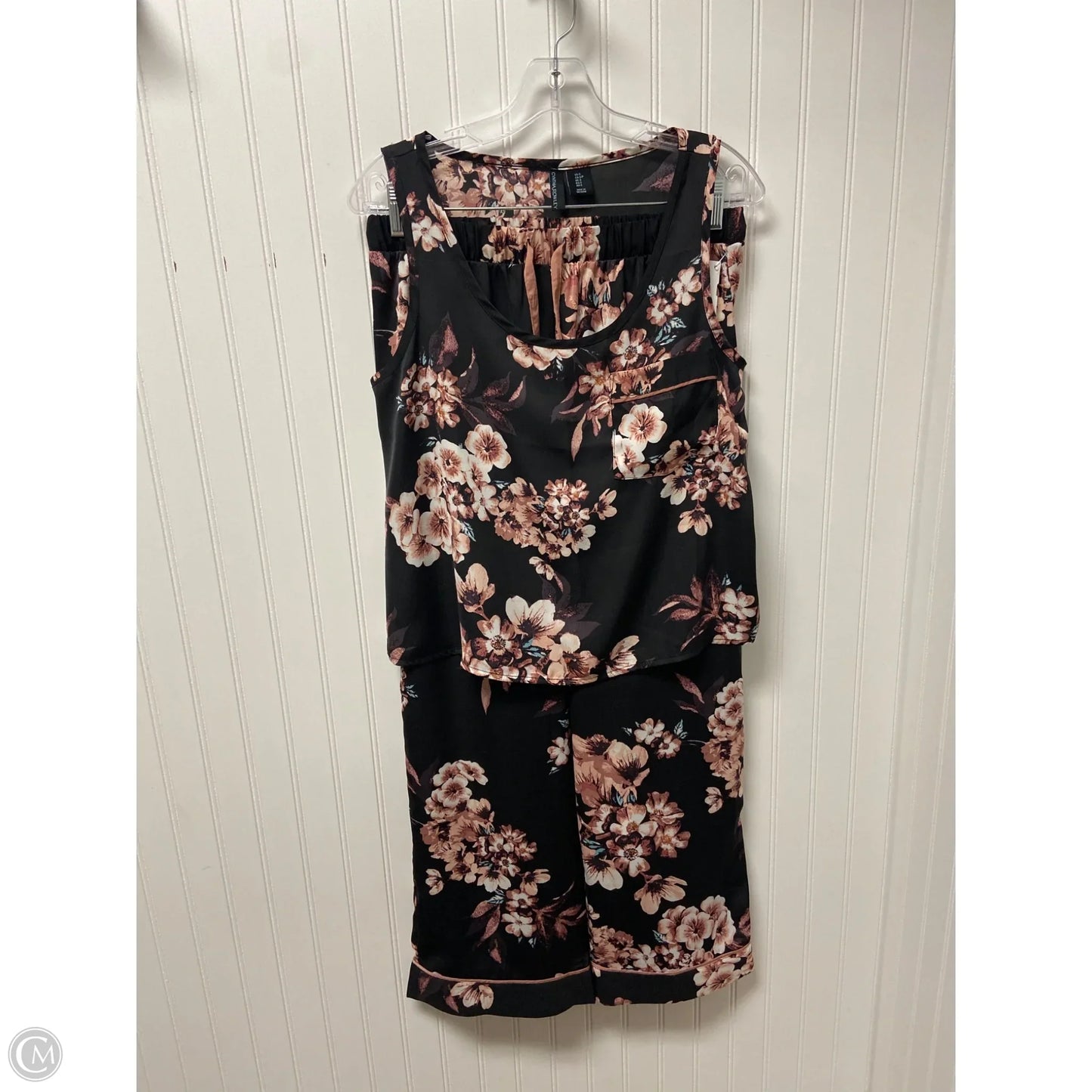 Pajamas 2pc By Cynthia Rowley In Black, Size: S