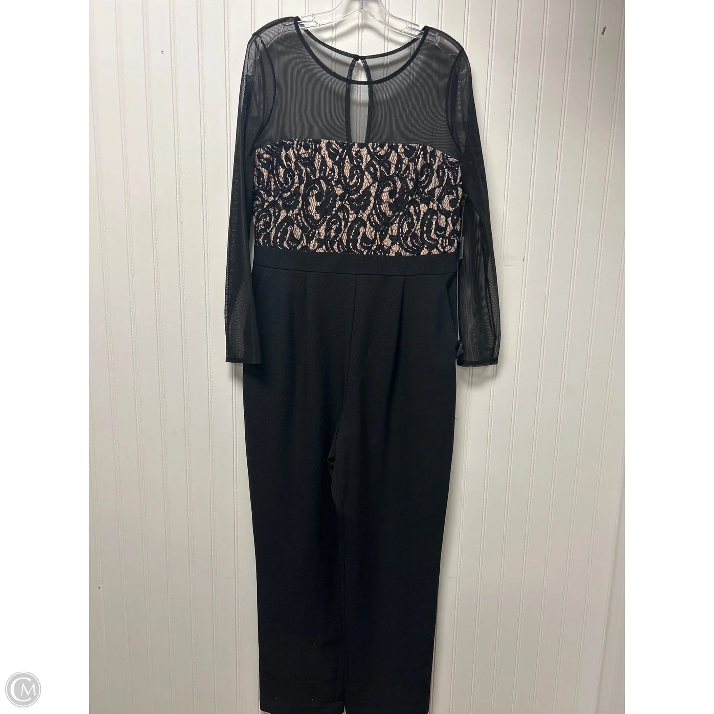 Jumpsuit By Vince Camuto In Black, Size: L