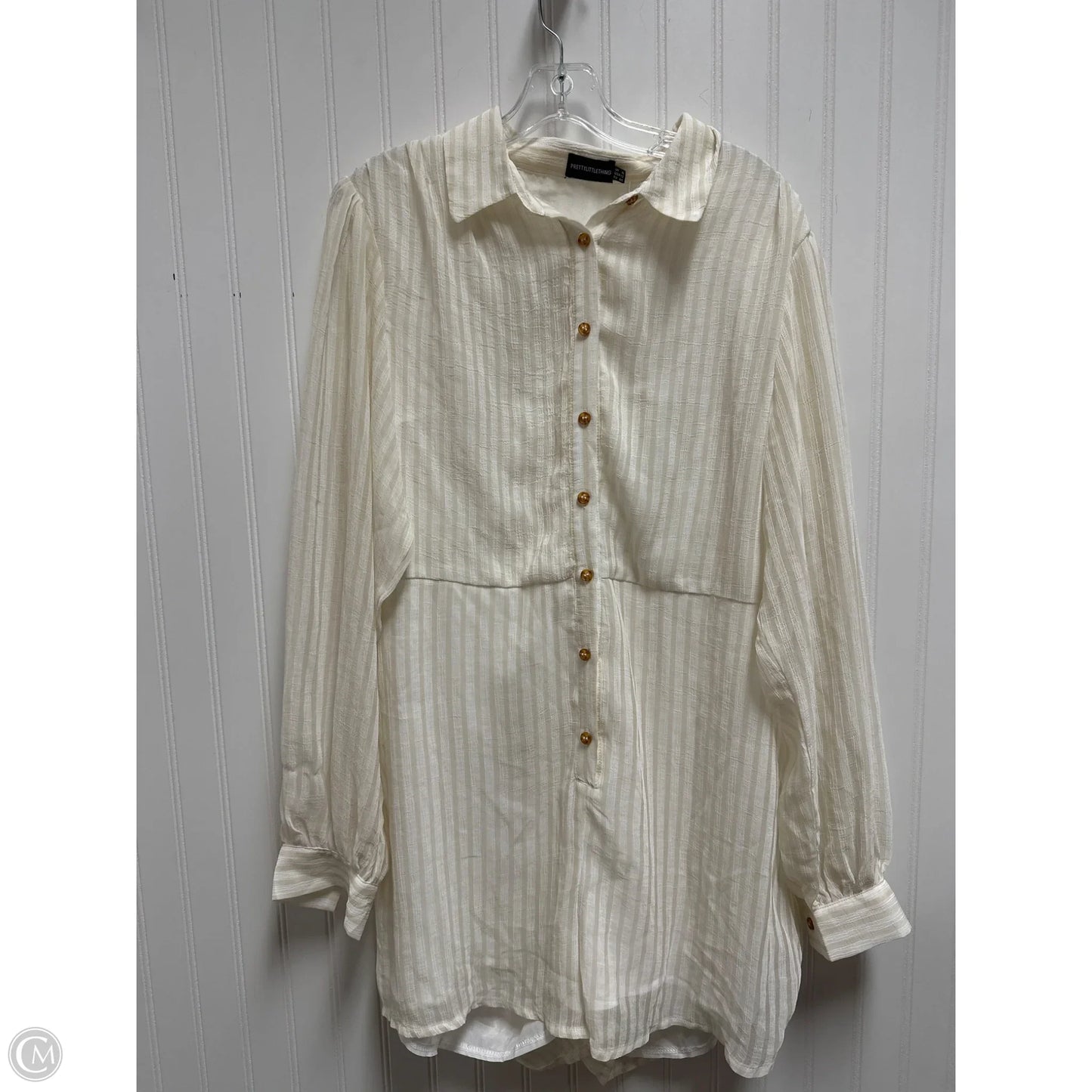 Romper By Pretty Little Thing In Beige, Size: L