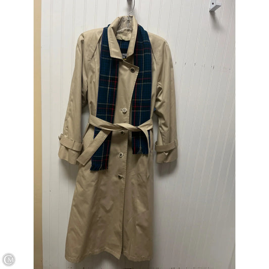 Coat Trench Coat By London Fog In Cream, Size: S