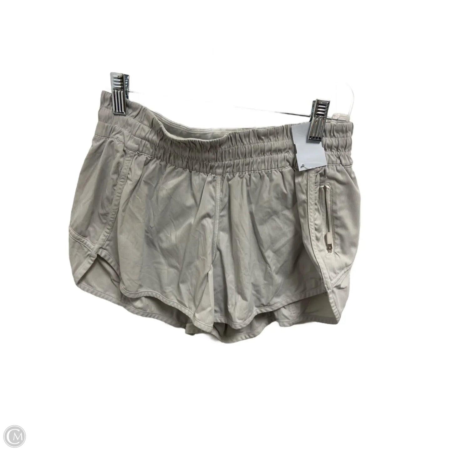 Athletic Shorts By Lululemon In Grey, Size: 8
