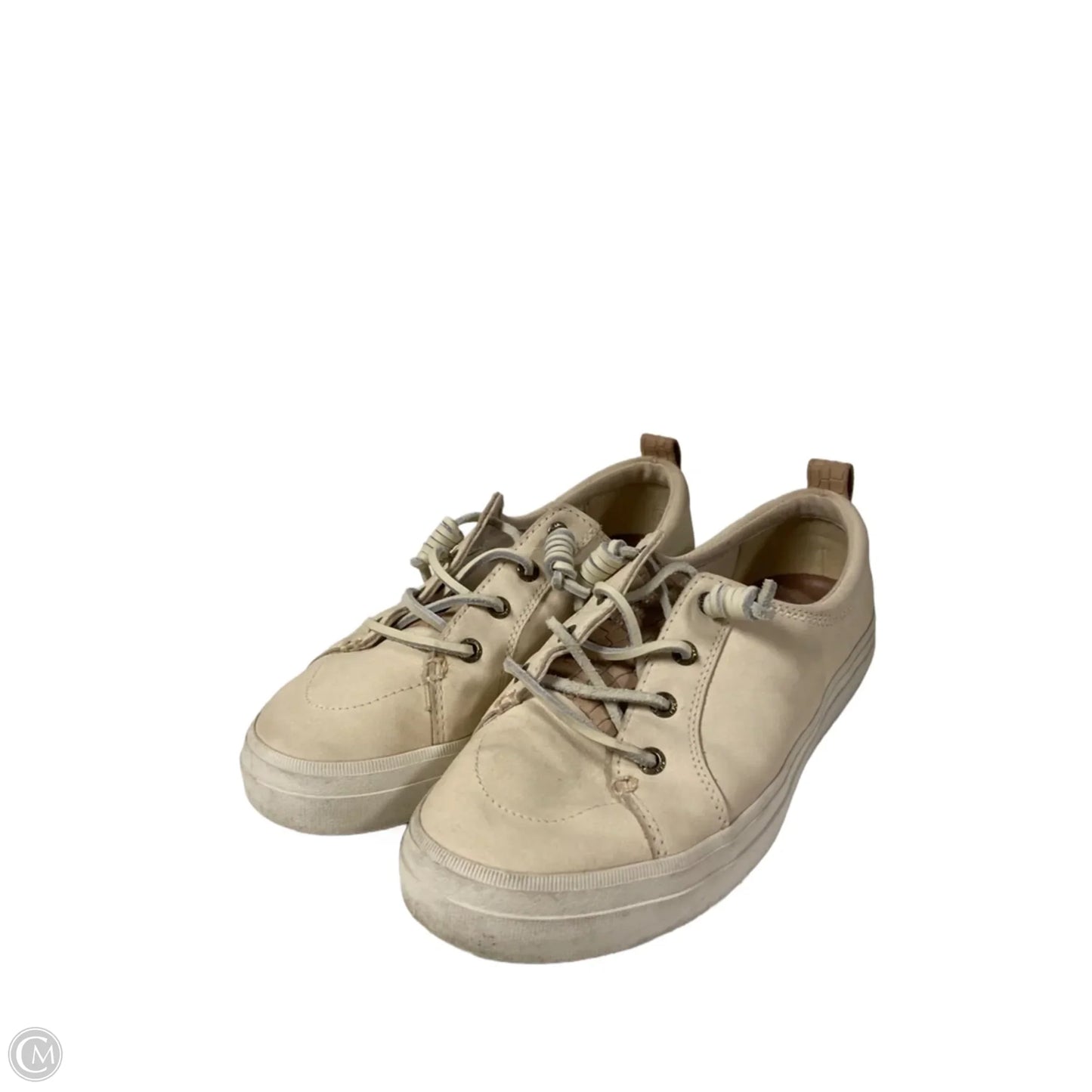 Shoes Sneakers By Sperry In Cream, Size: 7