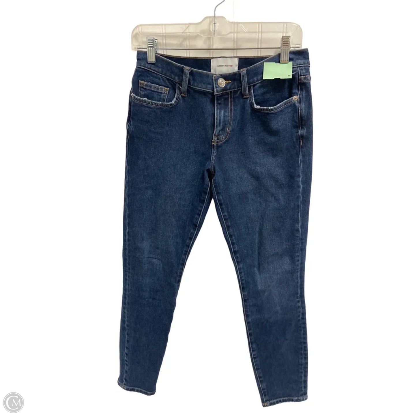 Jeans Skinny By Current/elliott In Blue Denim, Size: 2