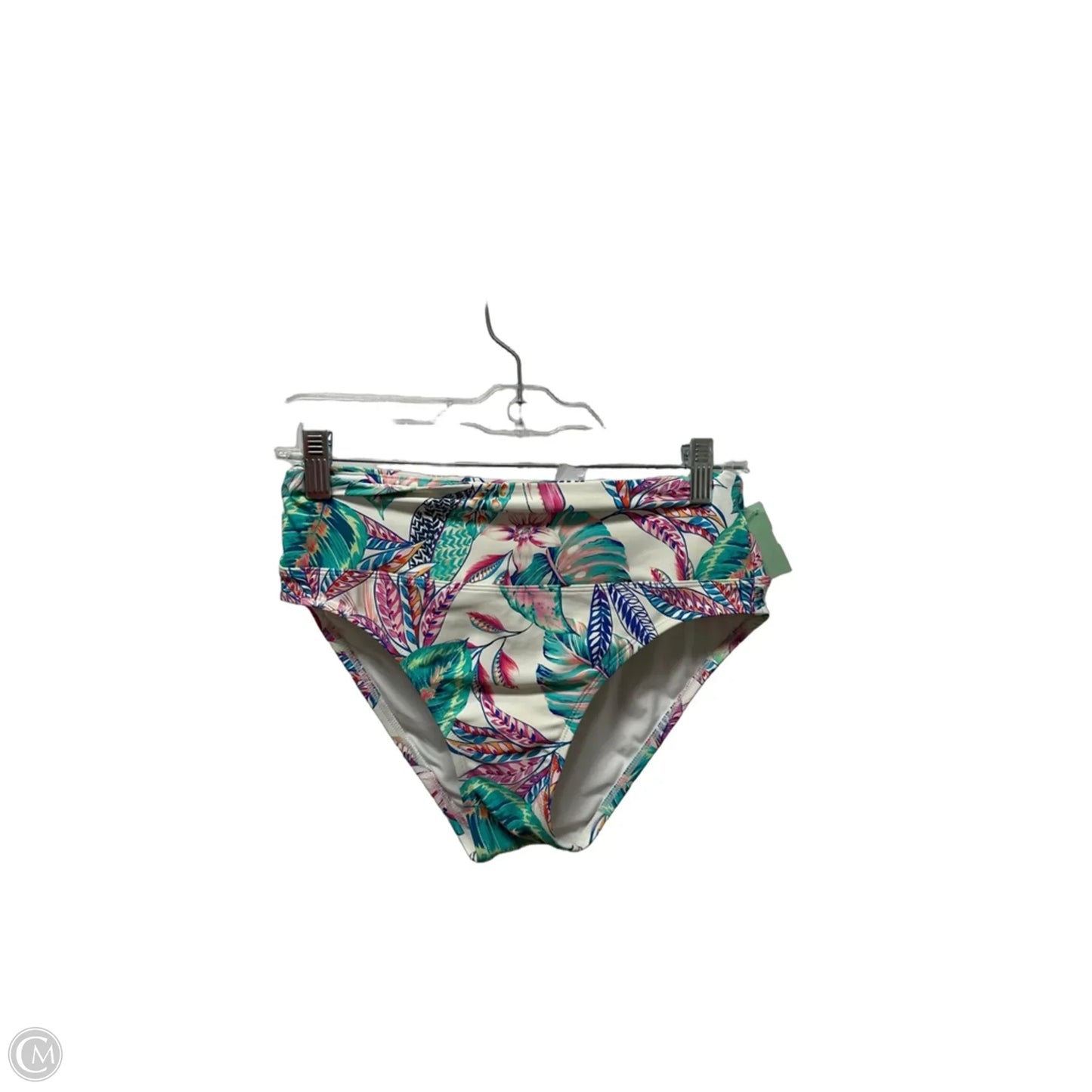Swimsuit Bottom By Clothes Mentor In Cream, Size: S
