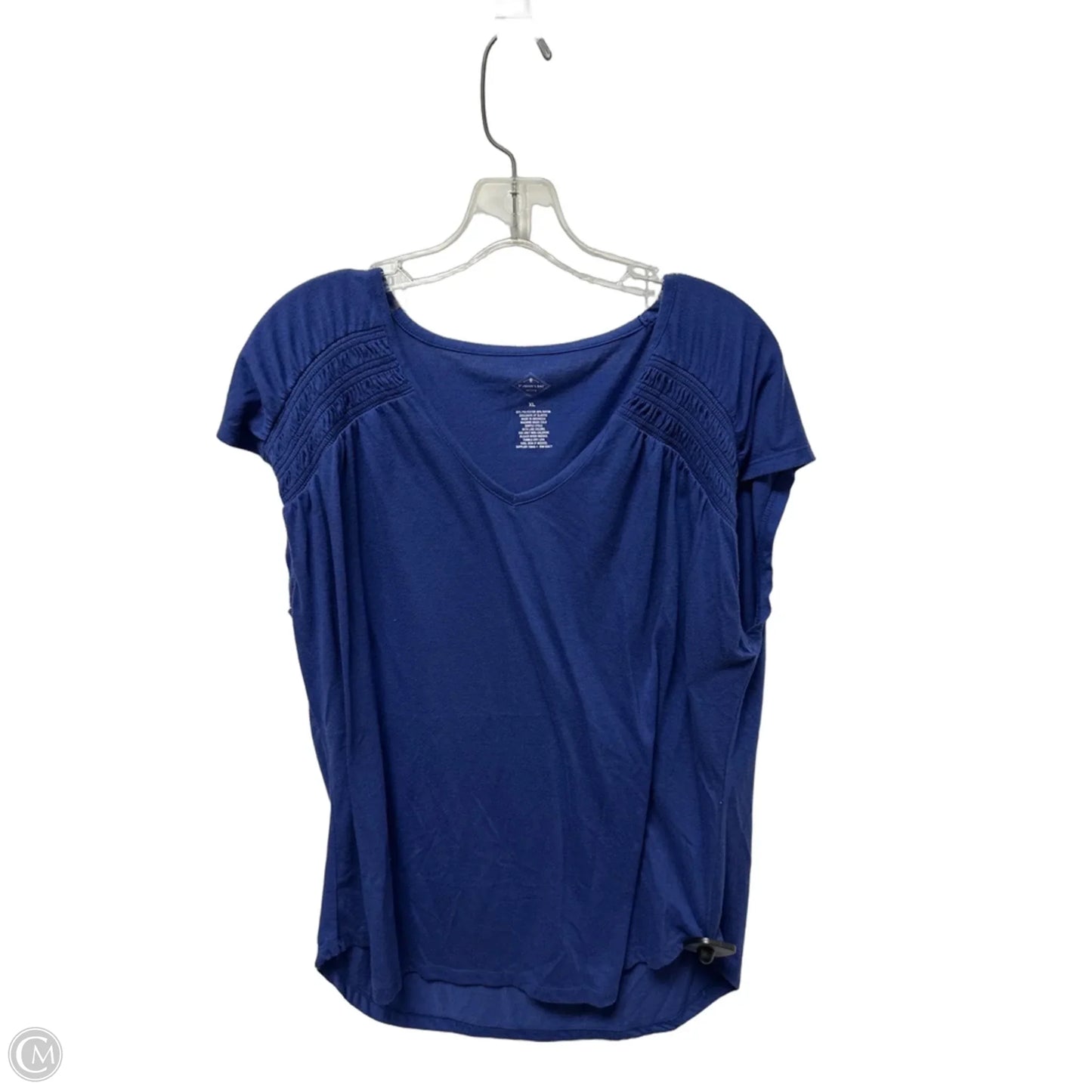 Top Sleeveless Basic By St Johns Bay In Blue, Size: Xl