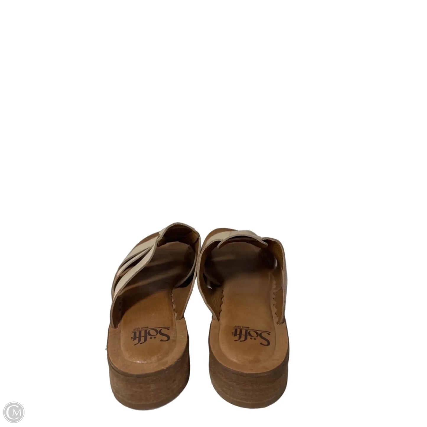 Sandals Flats By Sofft In Cream, Size: 10