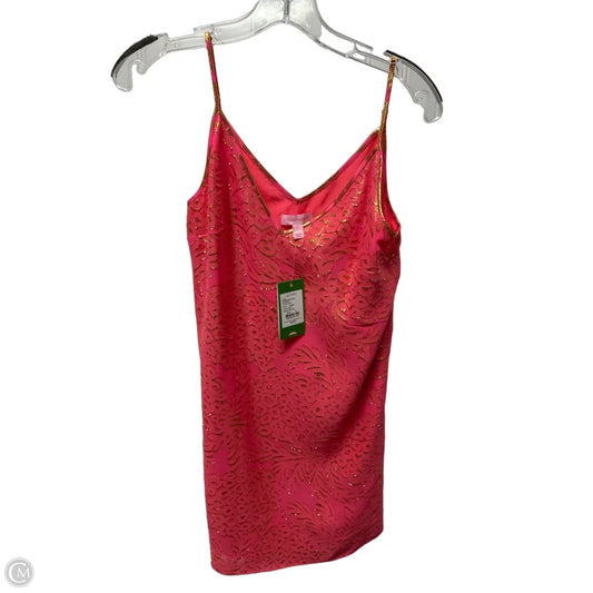 Top Sleeveless Designer By Lilly Pulitzer In Pink, Size: S