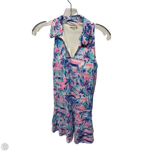 Dress Designer By Lilly Pulitzer In Blue & Pink, Size: S