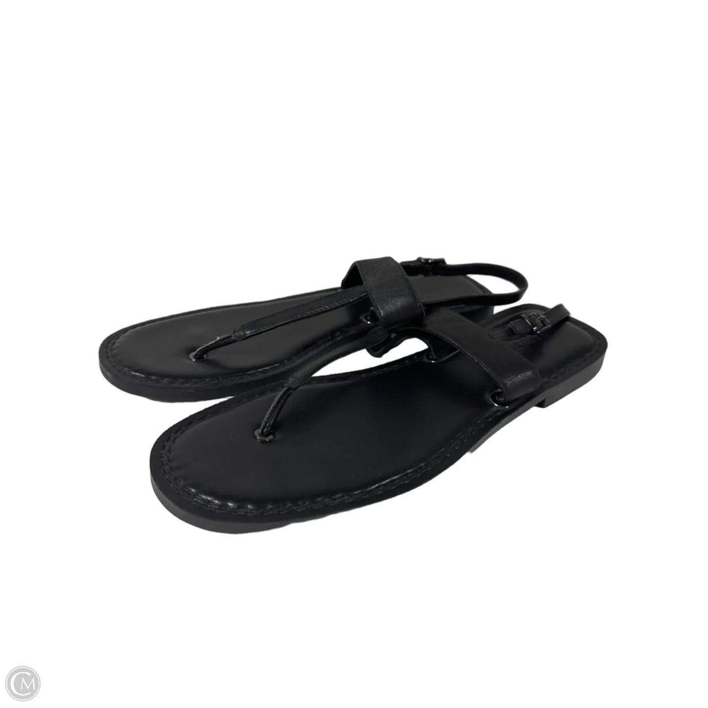 Sandals Flats By Aerosoles In Black, Size: 10