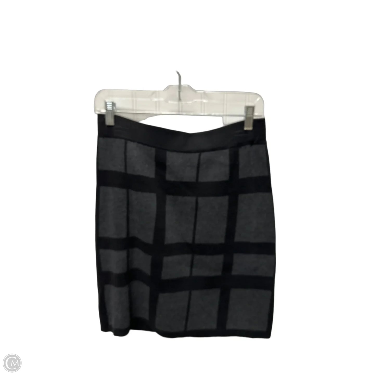 Skirt Mini & Short By Loft In Black & Grey, Size: S
