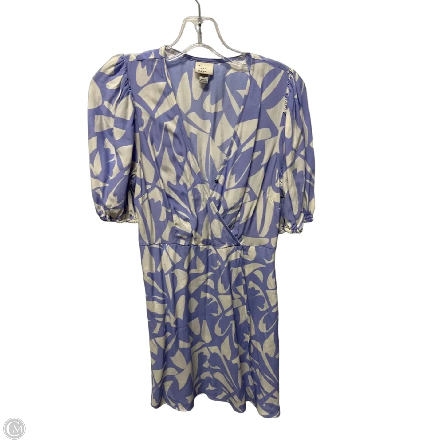 Dress Casual Short By A New Day In Purple & White, Size: Xs