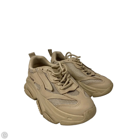 Shoes Sneakers By Steve Madden In Tan, Size: 7