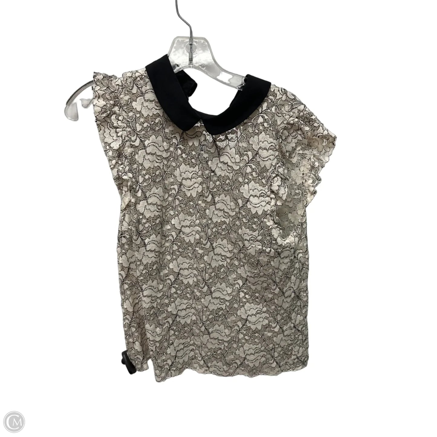 Top Sleeveless By Zara In Cream, Size: S