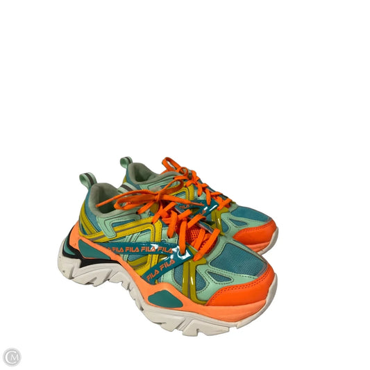 Shoes Sneakers By Fila In Multi-colored, Size: 9