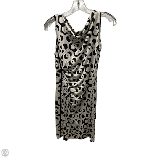 Dress Designer By Diane Von Furstenberg In Black & Cream, Size: Xs
