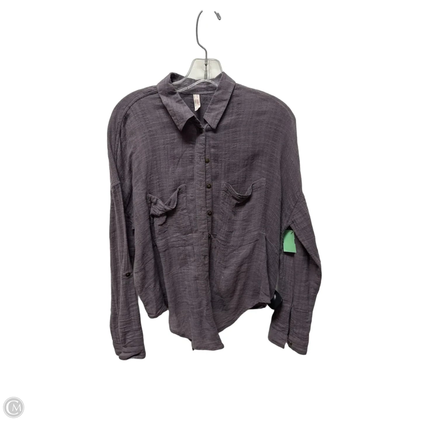 Top Long Sleeve By Free People In Purple, Size: Xs