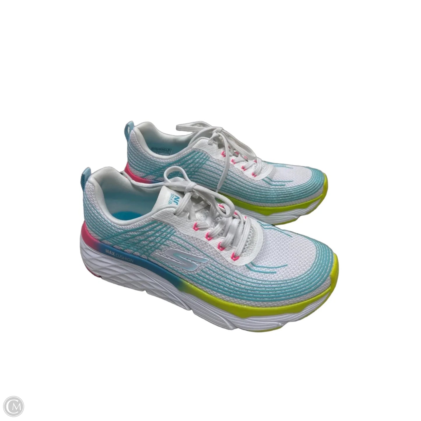 Shoes Athletic By Skechers In White, Size: 9.5