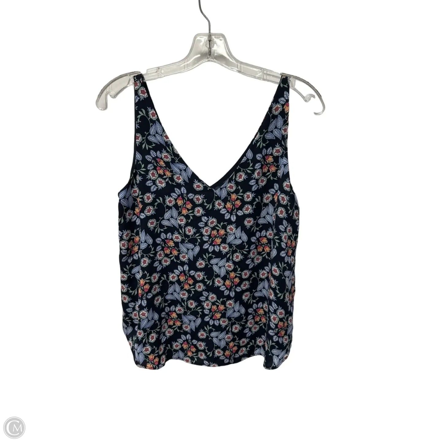 Top Sleeveless By Loft In Navy, Size: S