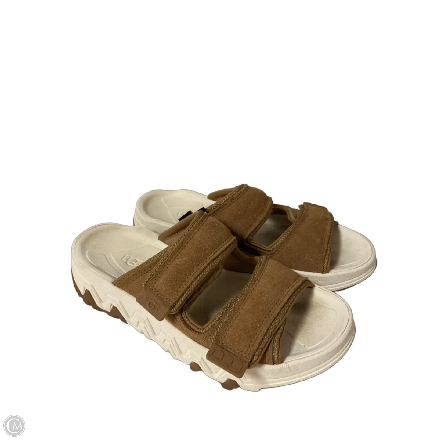 Sandals Designer By Ugg In Tan, Size: 8