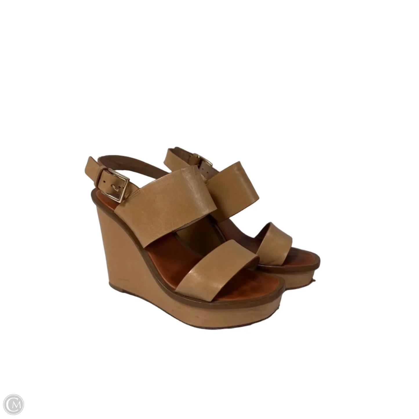 Sandals Designer By Tory Burch In Tan, Size: 7
