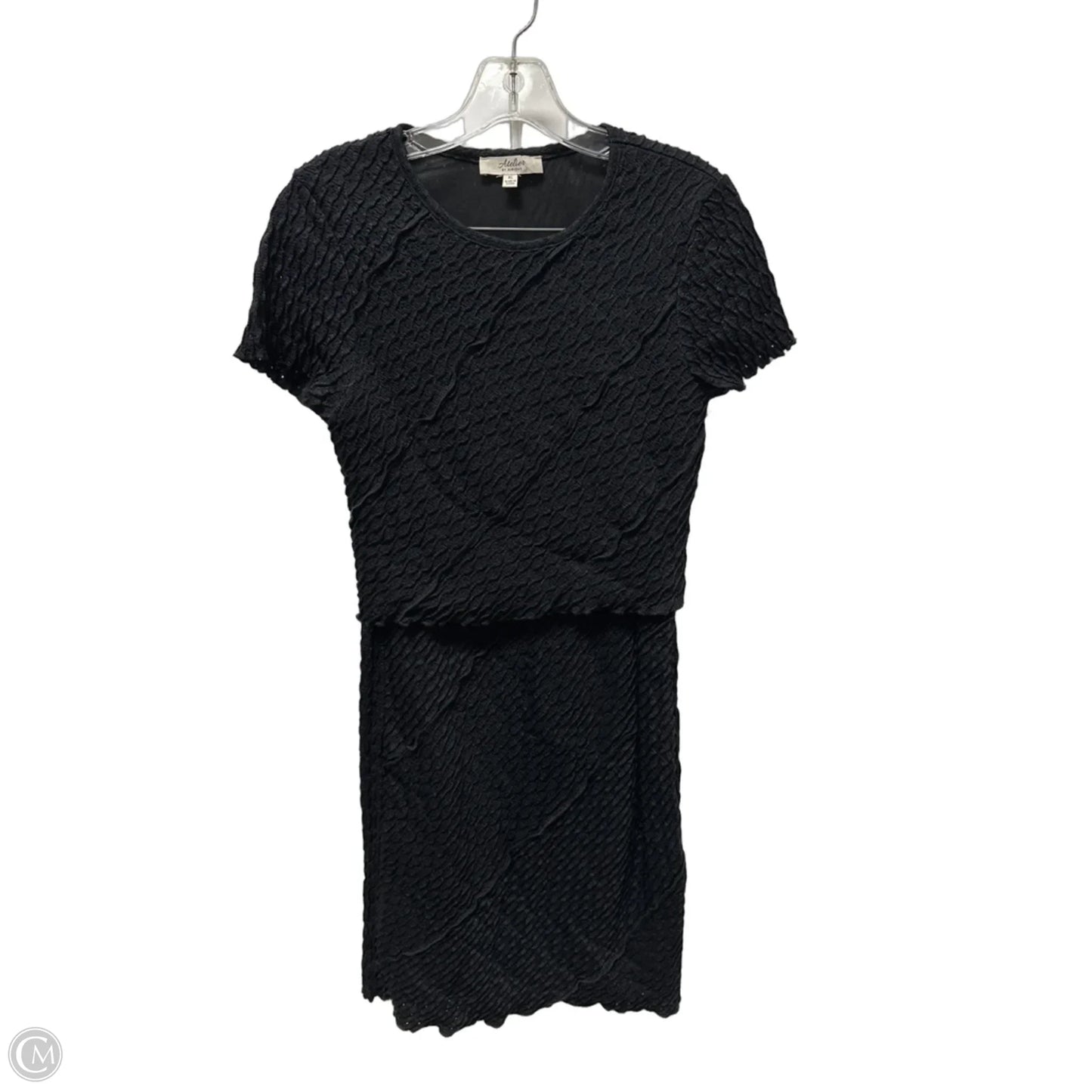 Skirt Set 2pc By Atelier In Black, Size: Xl