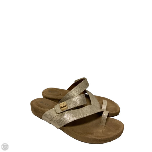 Sandals Flats By Giani Bernini In Gold, Size: 9.5