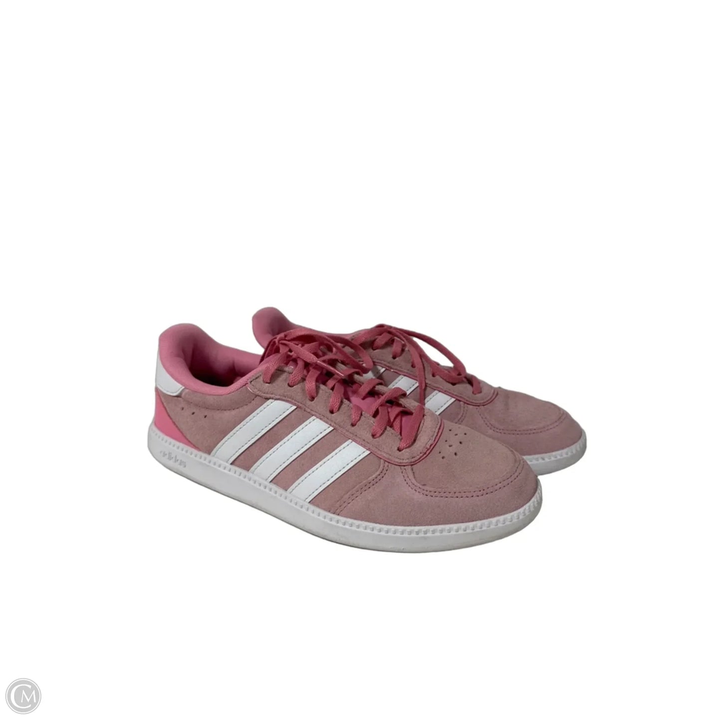 Shoes Sneakers By Adidas In Pink & White, Size: 8
