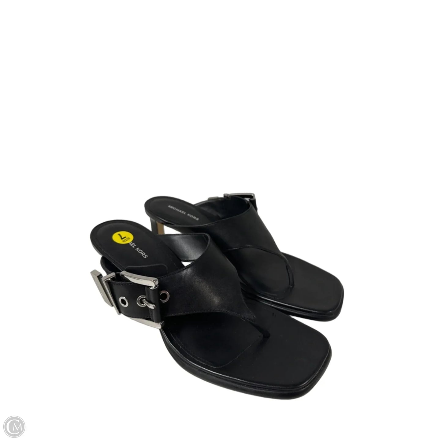 Sandals Designer By Michael Kors In Black, Size: 7