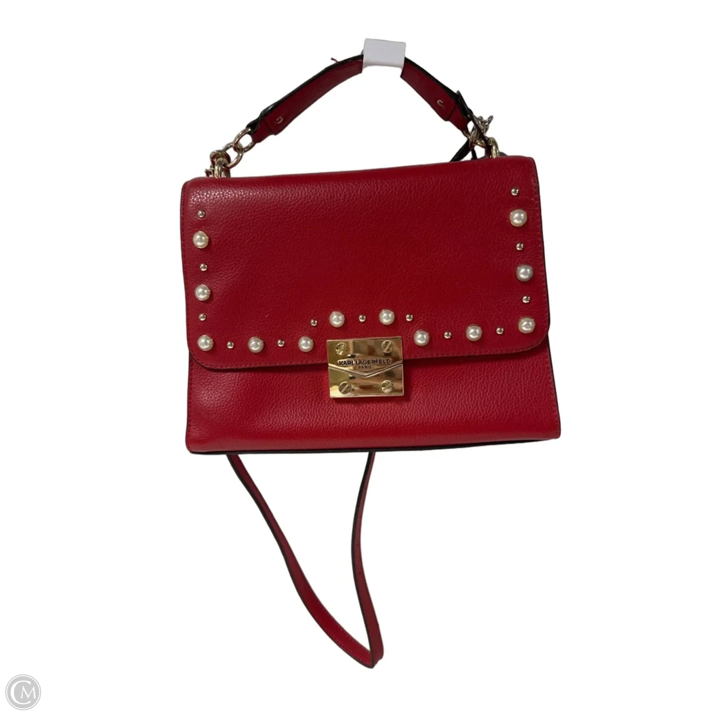 Handbag Designer By Karl Lagerfeld, Size: Medium