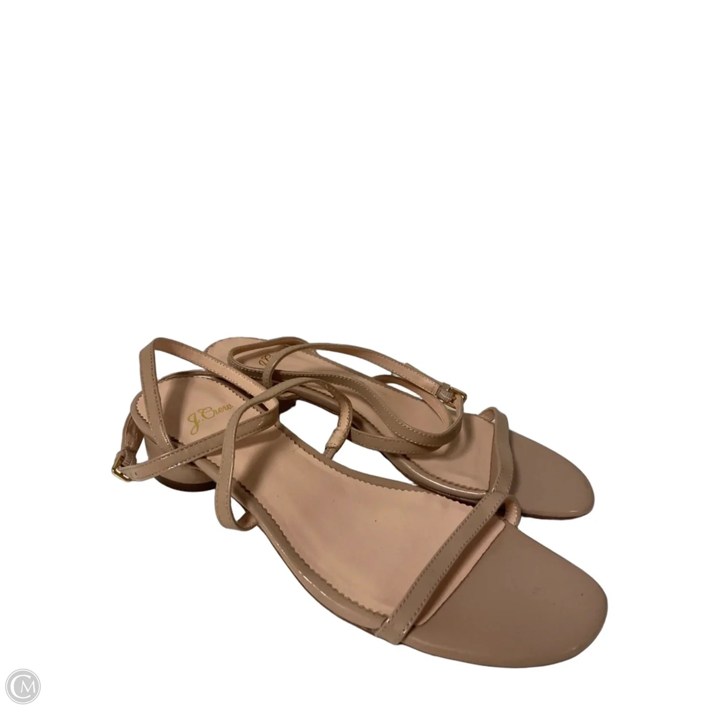 Sandals Heels Kitten By J. Crew In Beige, Size: 7
