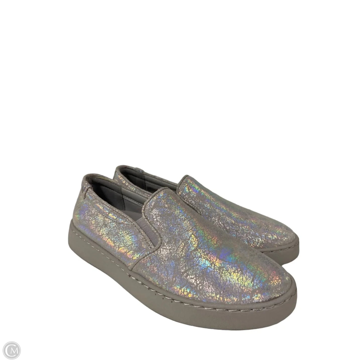 Shoes Flats By Vionic In Silver, Size: 7.5