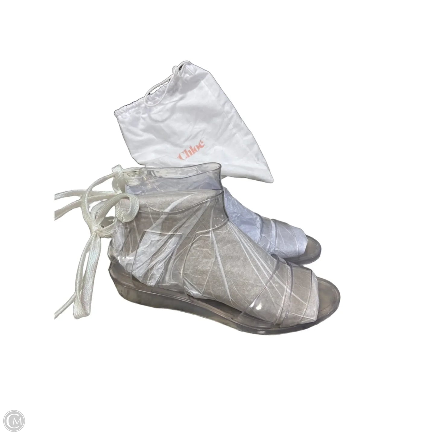 Sandals Designer By See By Chloe In Clear, Size: 10